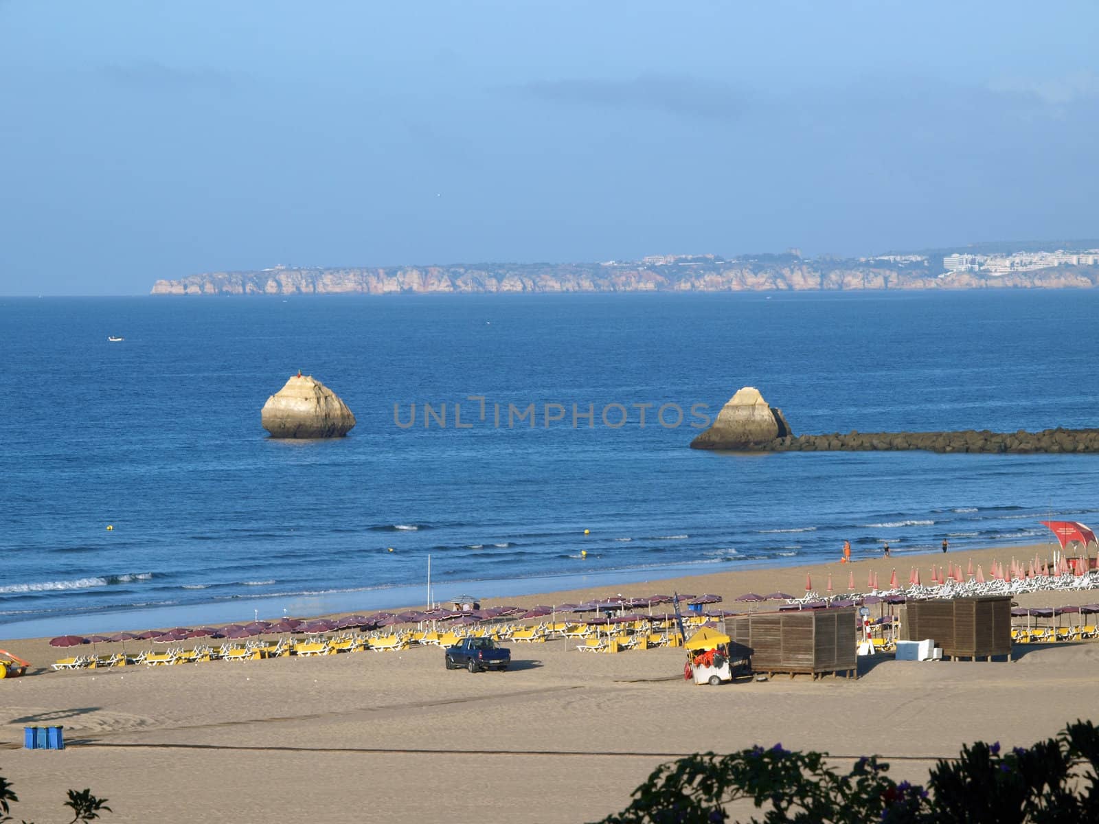  Beach of Praia da Rocha in Portimao, Algarve, Portugal