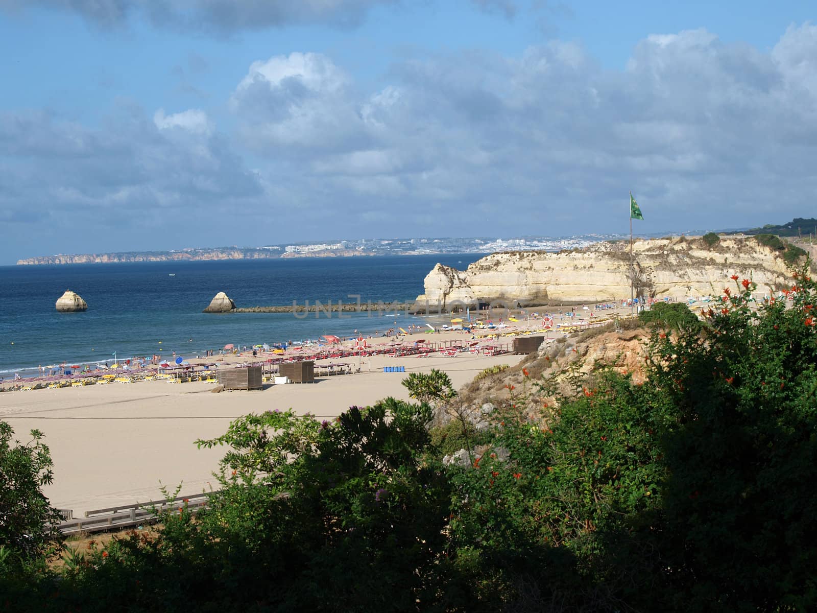  Beach of Praia da Rocha in Portimao, Algarve, Portugal