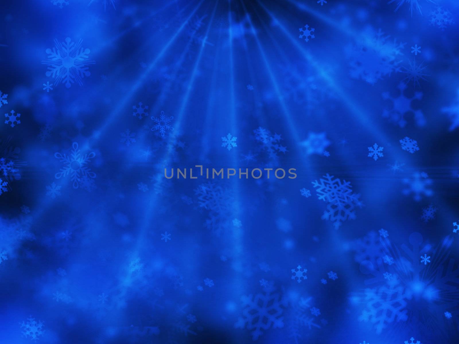 Abstract snowflake background