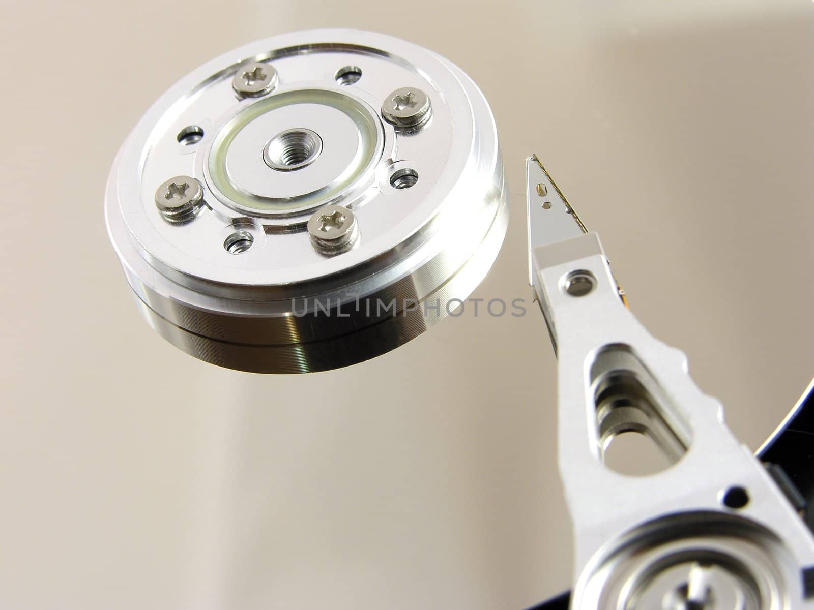 hard disk of the computer 