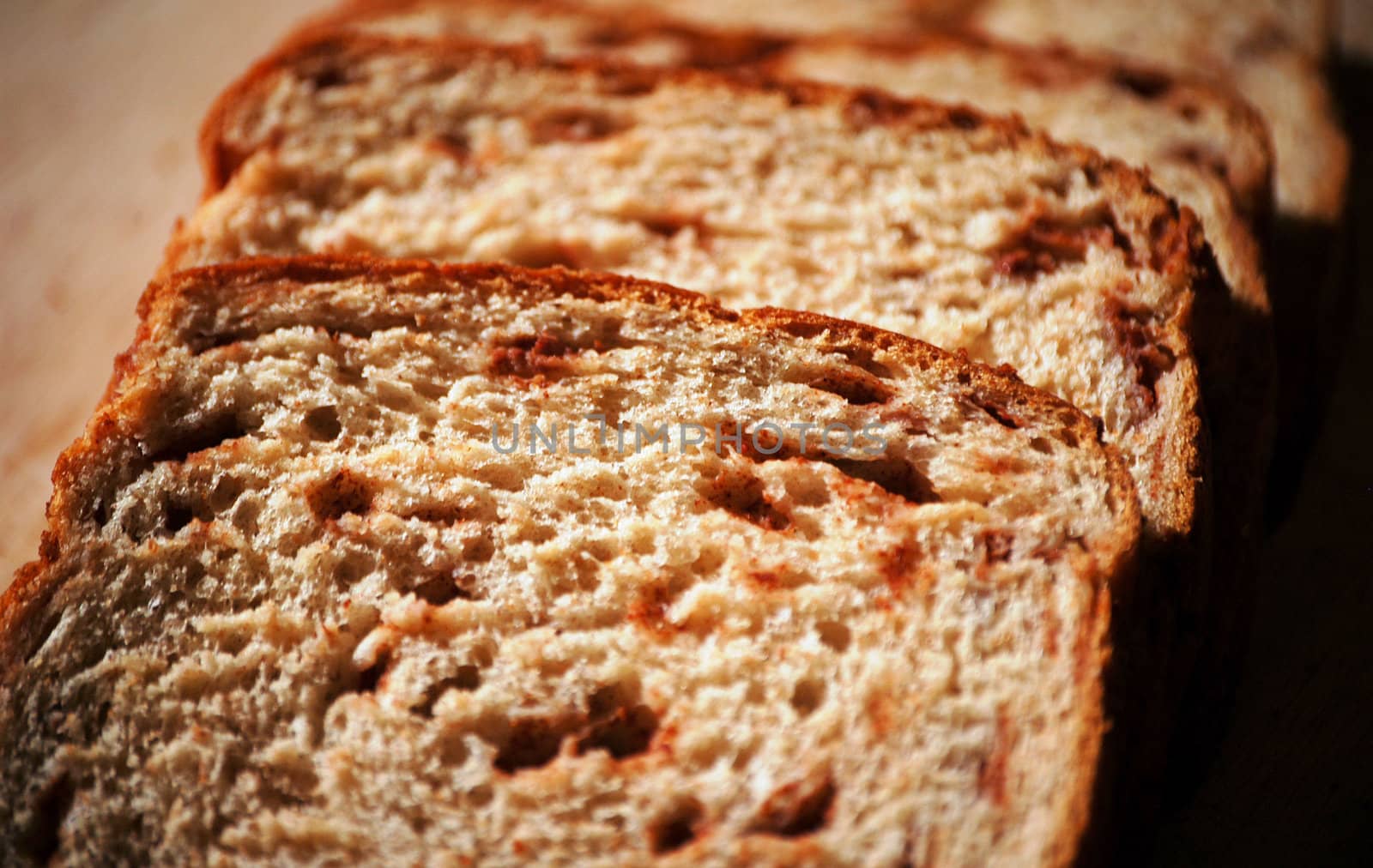 cinnamon bread up close
