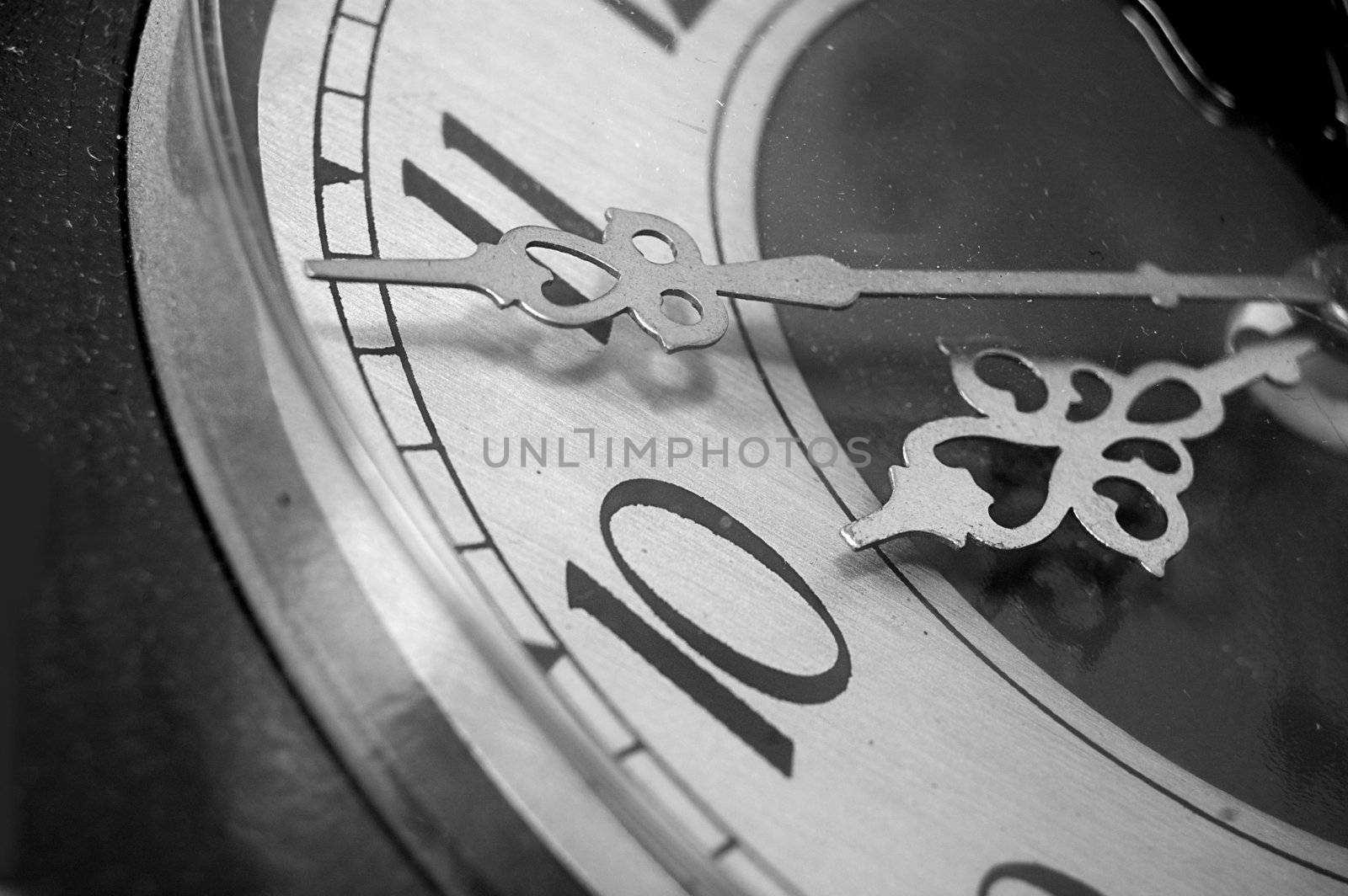hands of time, black and white photo