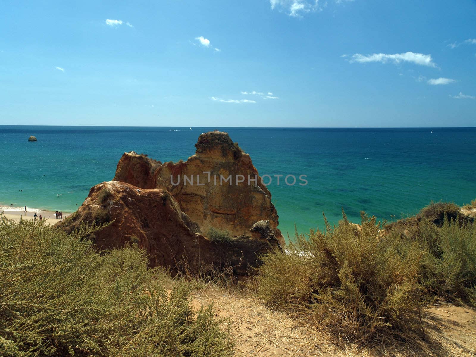 Picturesque beaches of the Algarve in Portugal