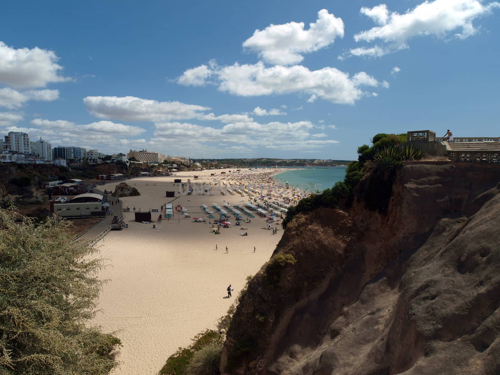 One of the most beautiful beaches in Europe - Praia da Rocha on the Algarve in Portugal