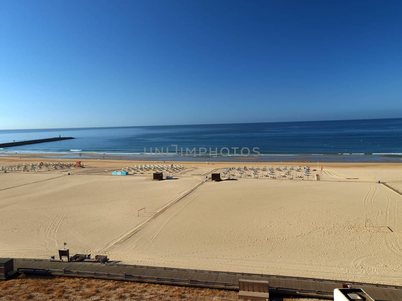 One of the most beautiful beaches in Europe - Praia da Rocha on the Algarve in Portugal