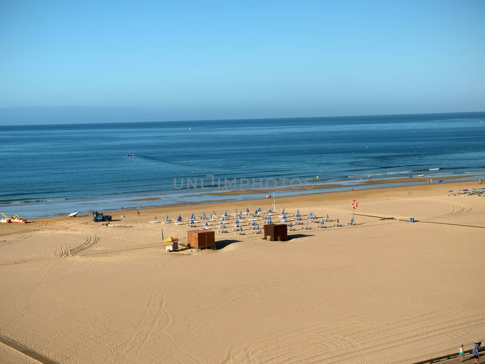One of the most beautiful beaches in Europe - Praia da Rocha on the Algarve in Portugal