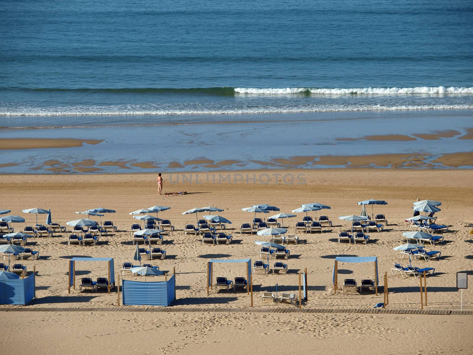 One of the most beautiful beaches in Europe - Praia da Rocha on the Algarve in Portugal
