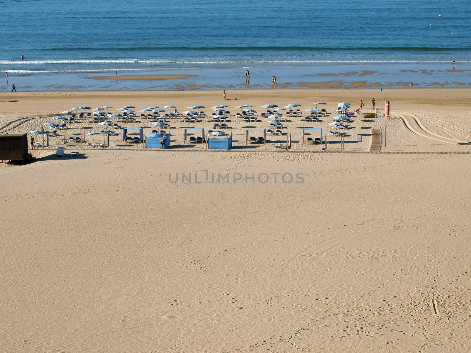 One of the most beautiful beaches in Europe - Praia da Rocha on the Algarve in Portugal