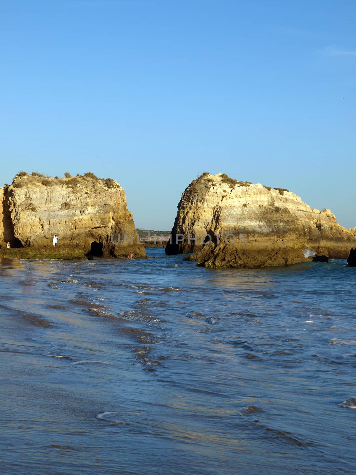  Beach at Algarve in the South of Portugal