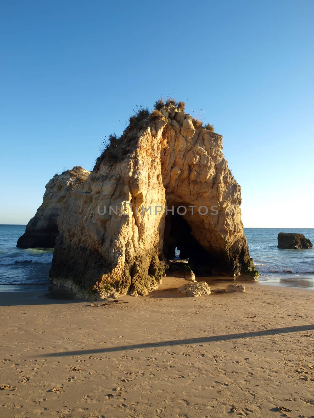  Beach at Algarve in the South of Portugal