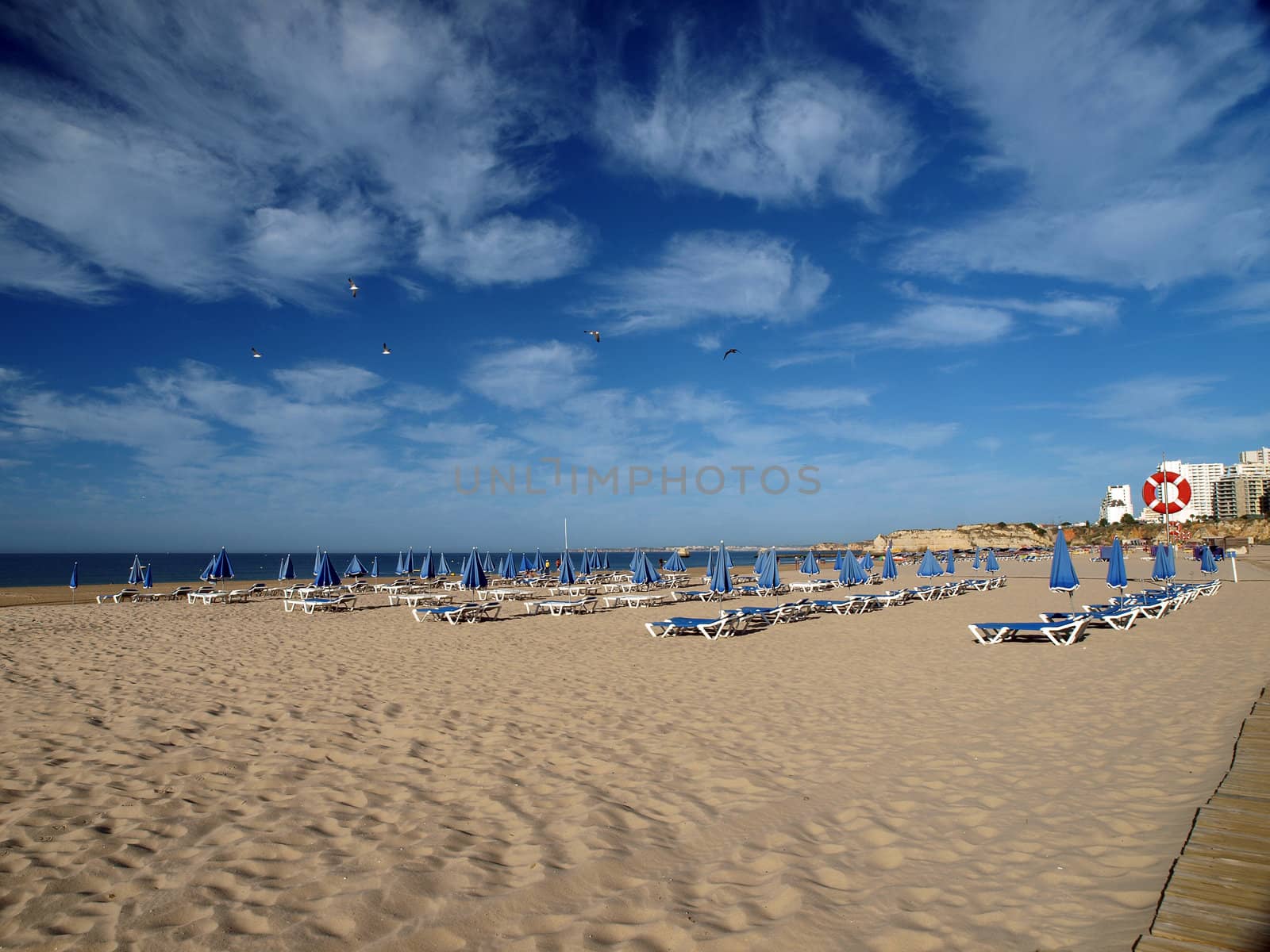 One of the most beautiful beaches in the world - Praia da Rocha in Portimao, Algarve, Portugal