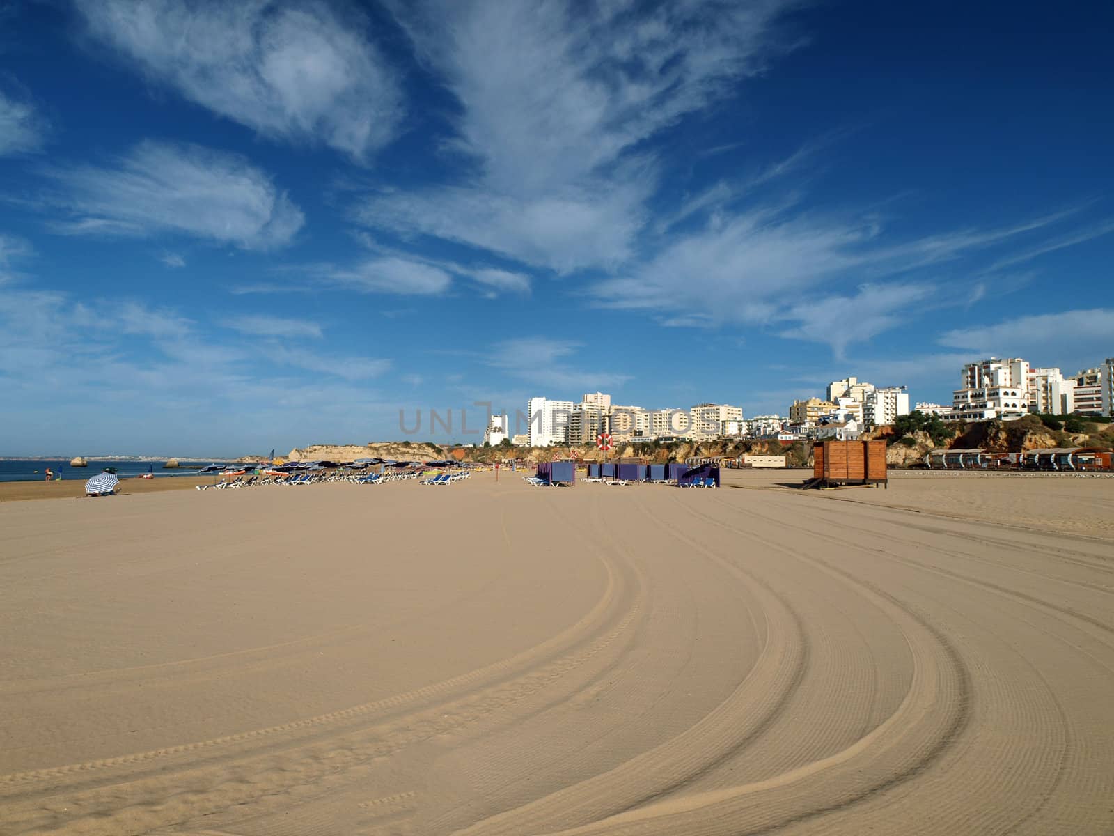One of the most beautiful beaches in the world - Praia da Rocha in Portimao, Algarve, Portugal