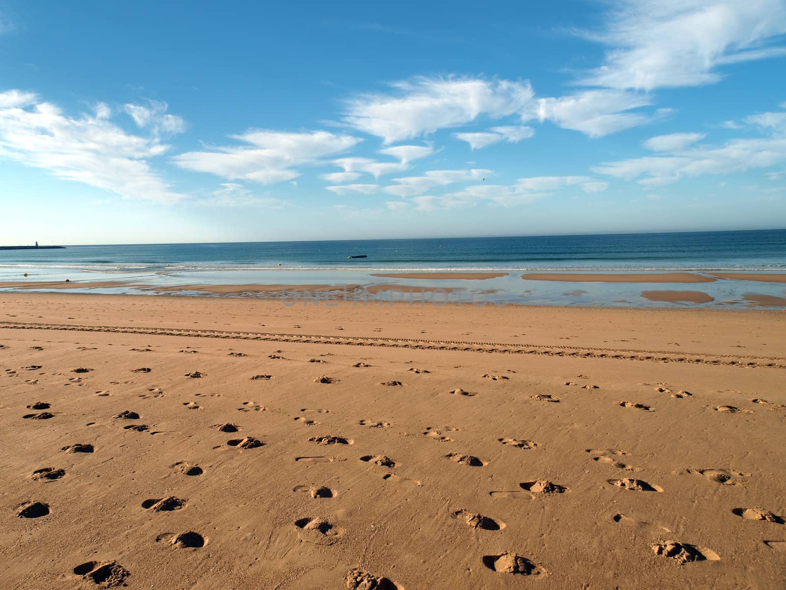 One of the most beautiful beaches in the world - Praia da Rocha in Portimao, Algarve, Portugal