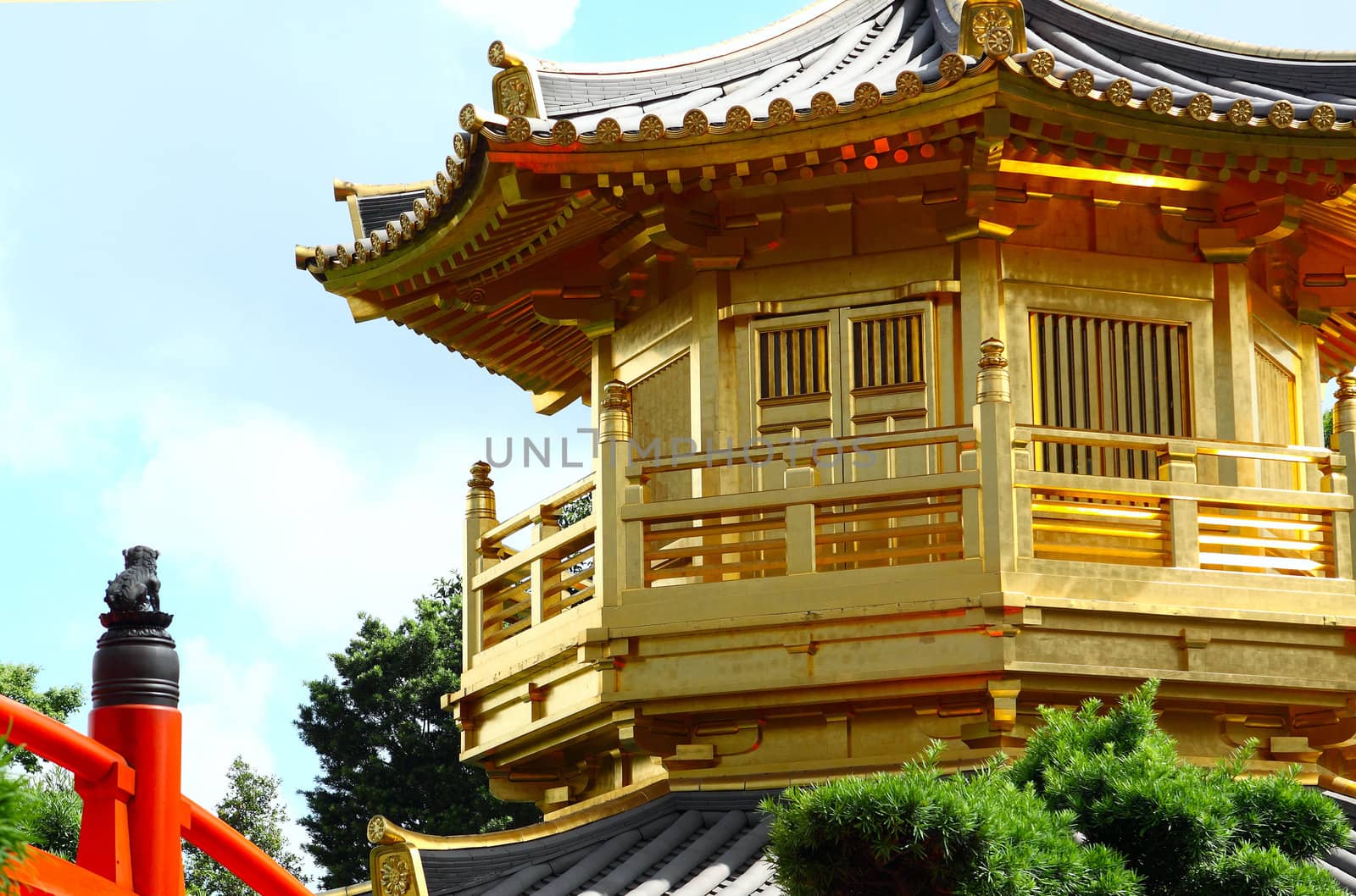 Pavilion of Absolute Perfection in the Nan Lian Garden, Hong Kong. 