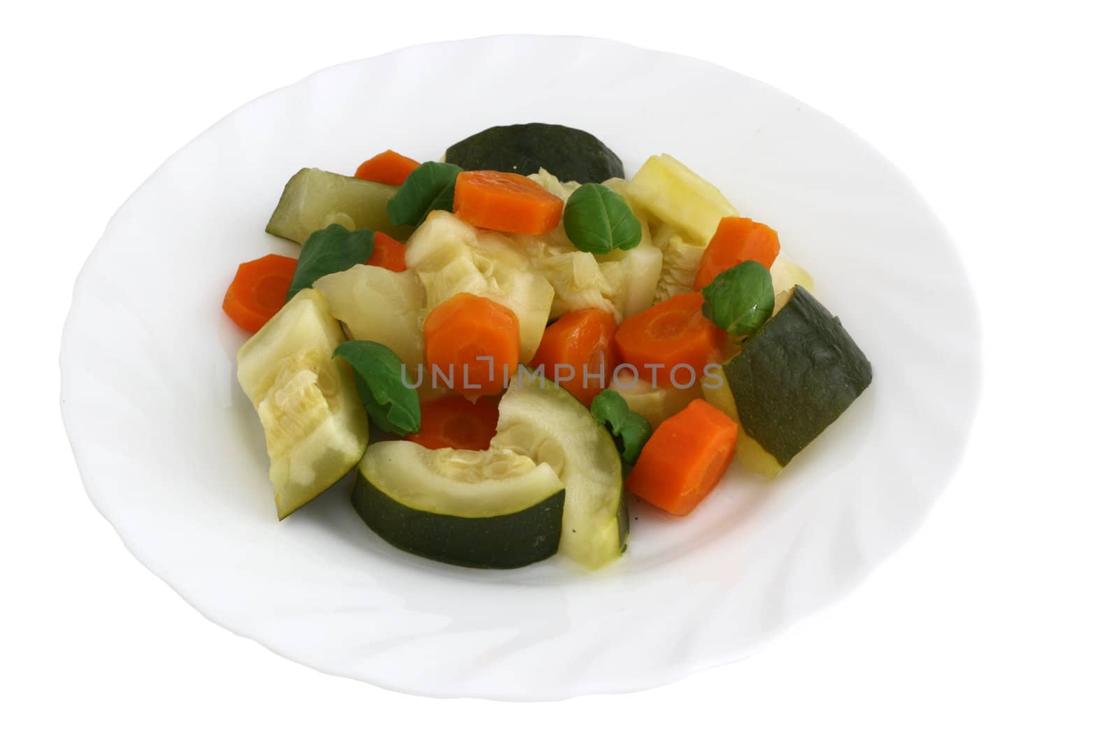 boiled vegetables