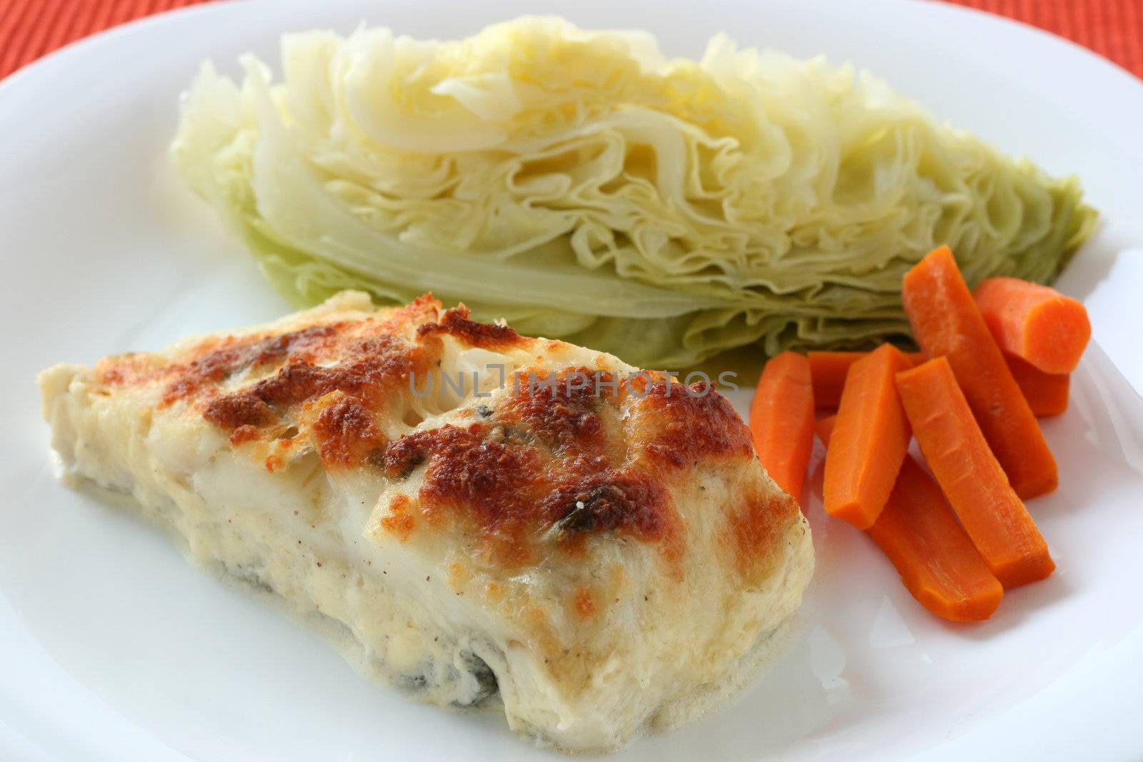 Baked codfish with cheese by nataliamylova