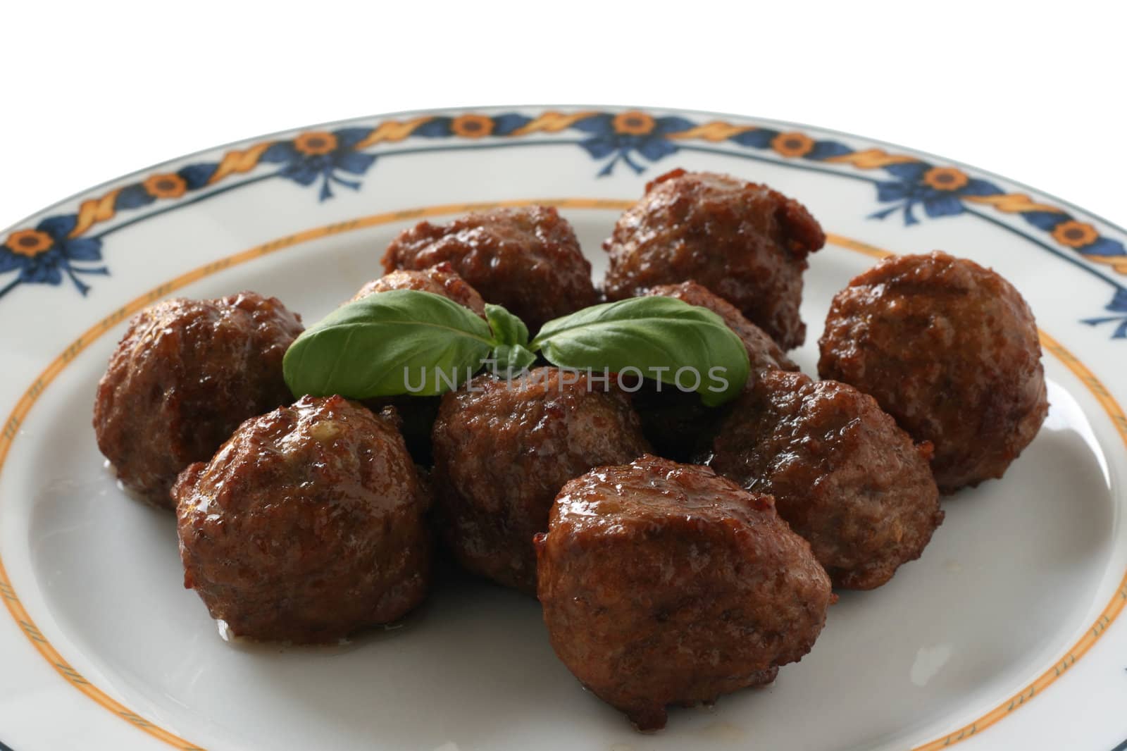 meatballs on the plate by nataliamylova