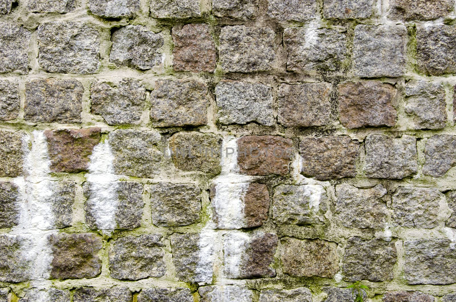 Background of old decorative stone brick wall. by sauletas