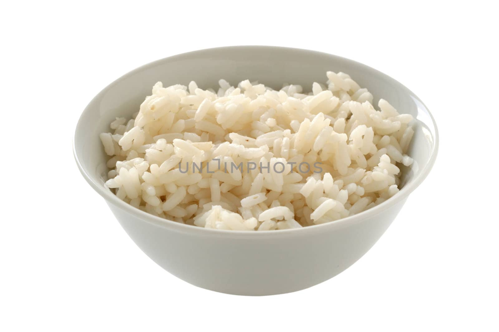 boiled rice in bowl