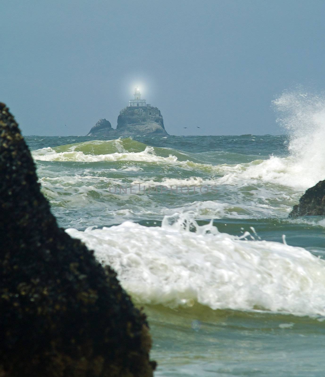 Terrible Tilly Lighthouse on Oregon Coast by Frankljunior