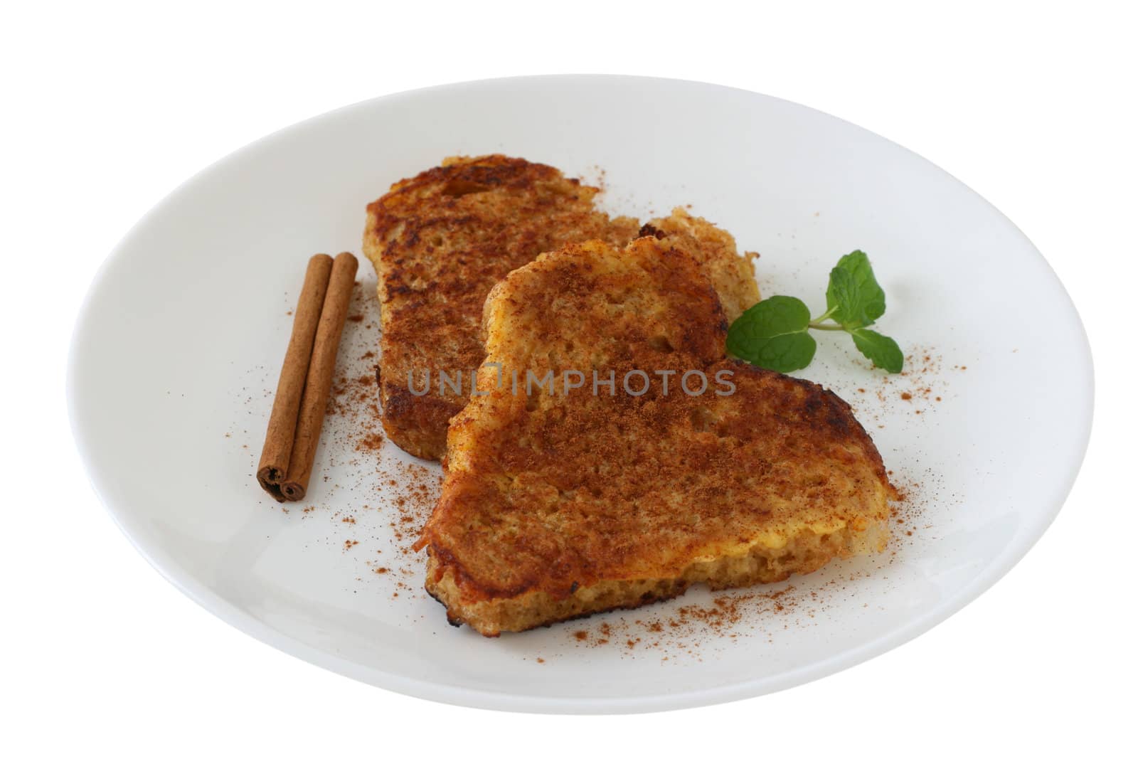 Toasts with cinnamon