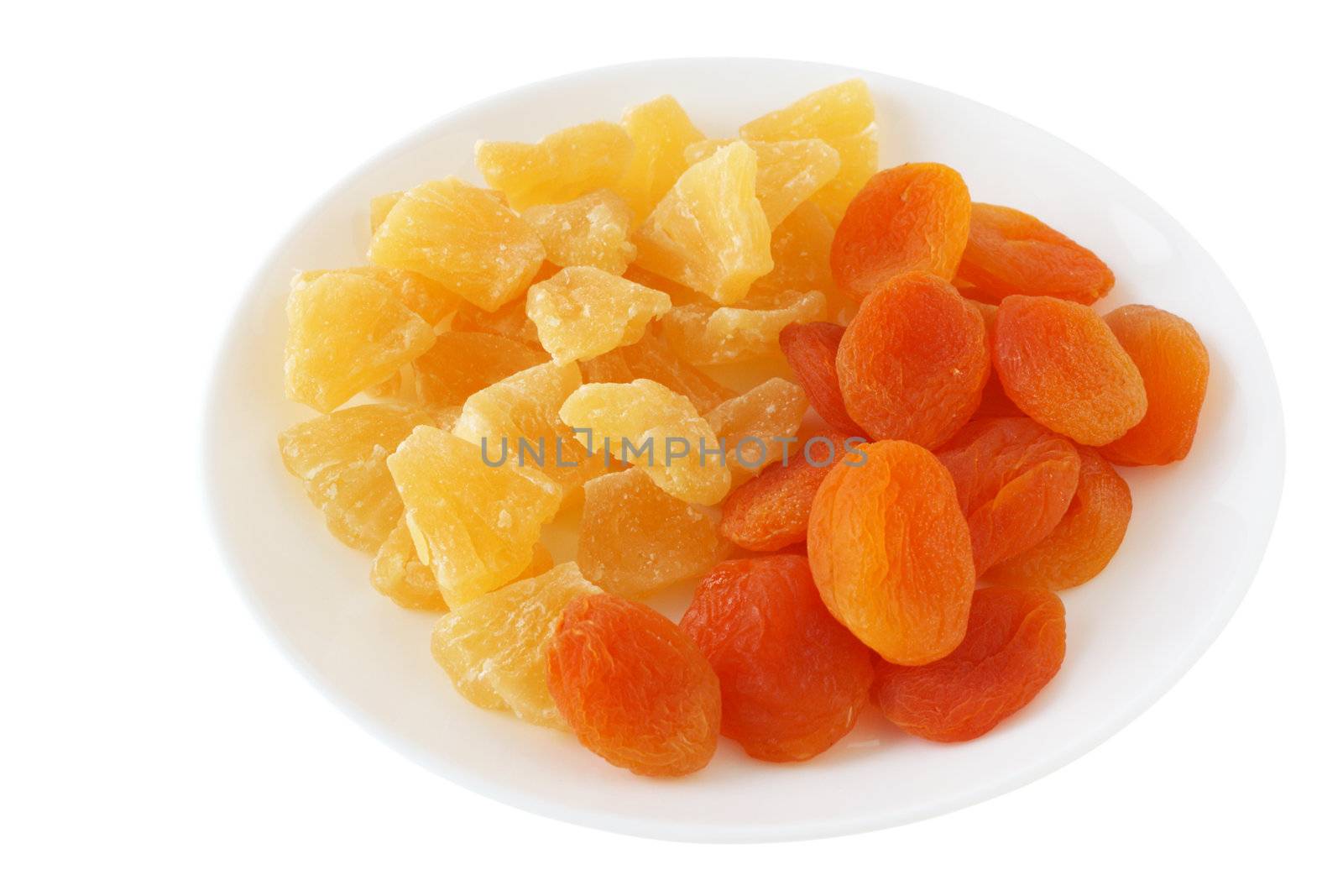 Dried apricot and pineapple