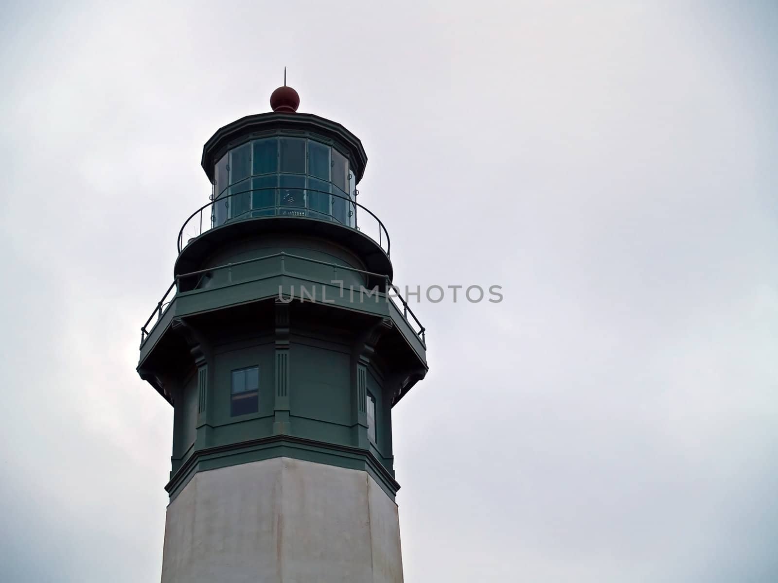 Westport Lighthouse at Grays Harbour in Westport Washington