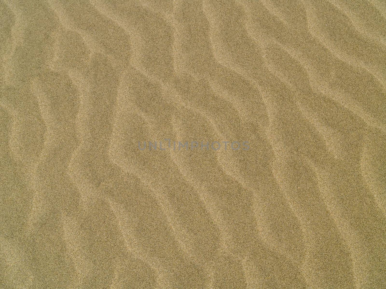 Abstract background of sand ripples at the beach