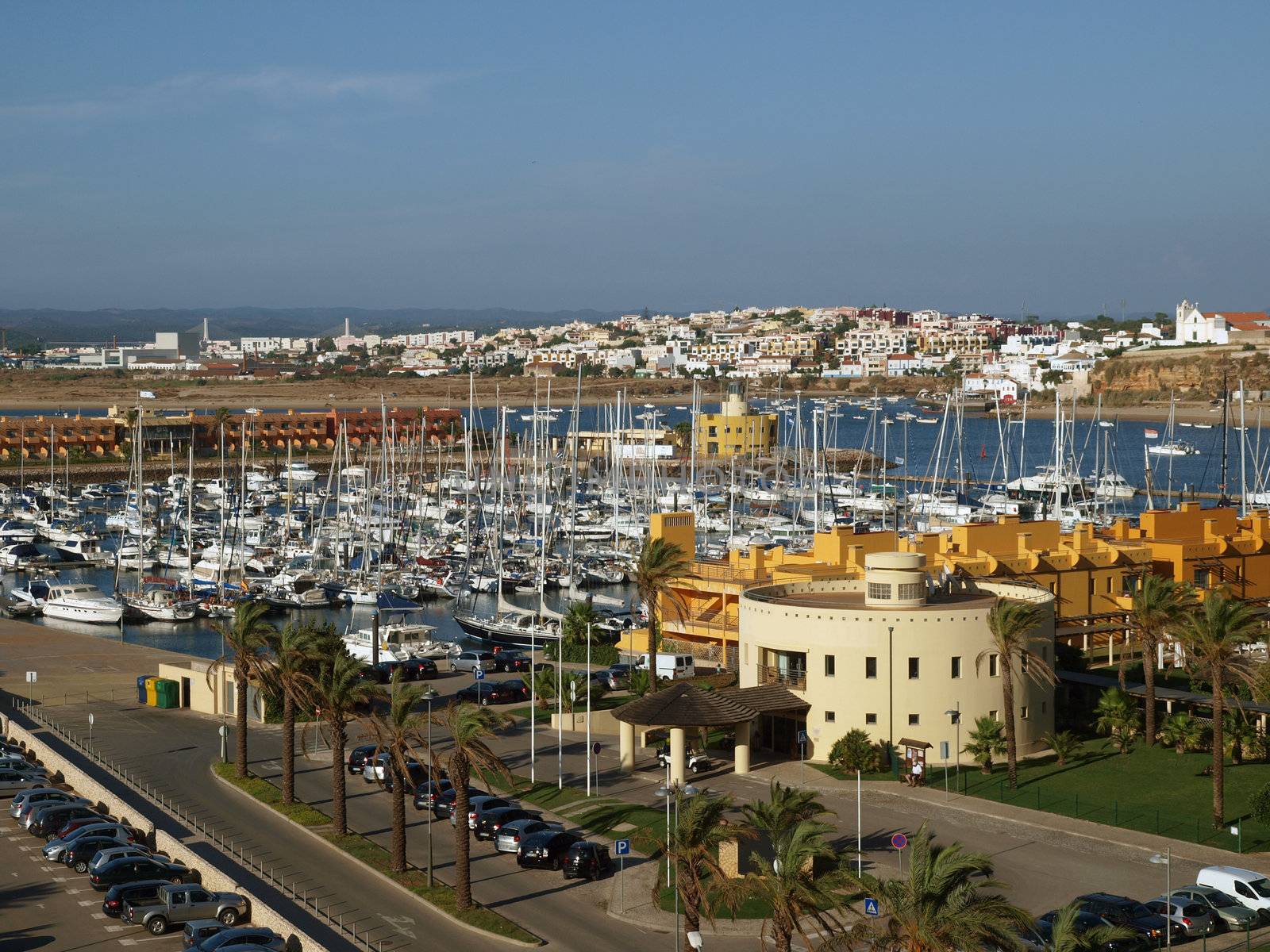 Yacht marina in Portimao. Algarve, Portugal