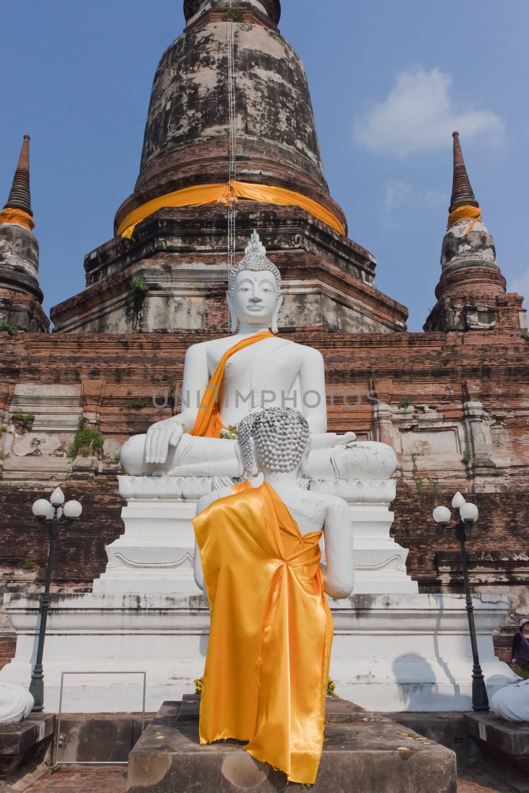 Buddha at Watyaichaimongkol Ayutthaya Province,Thailand