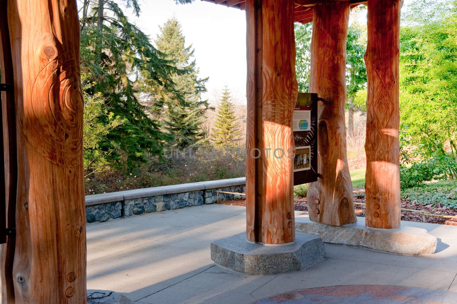 Structure in Washington Park Arboretum