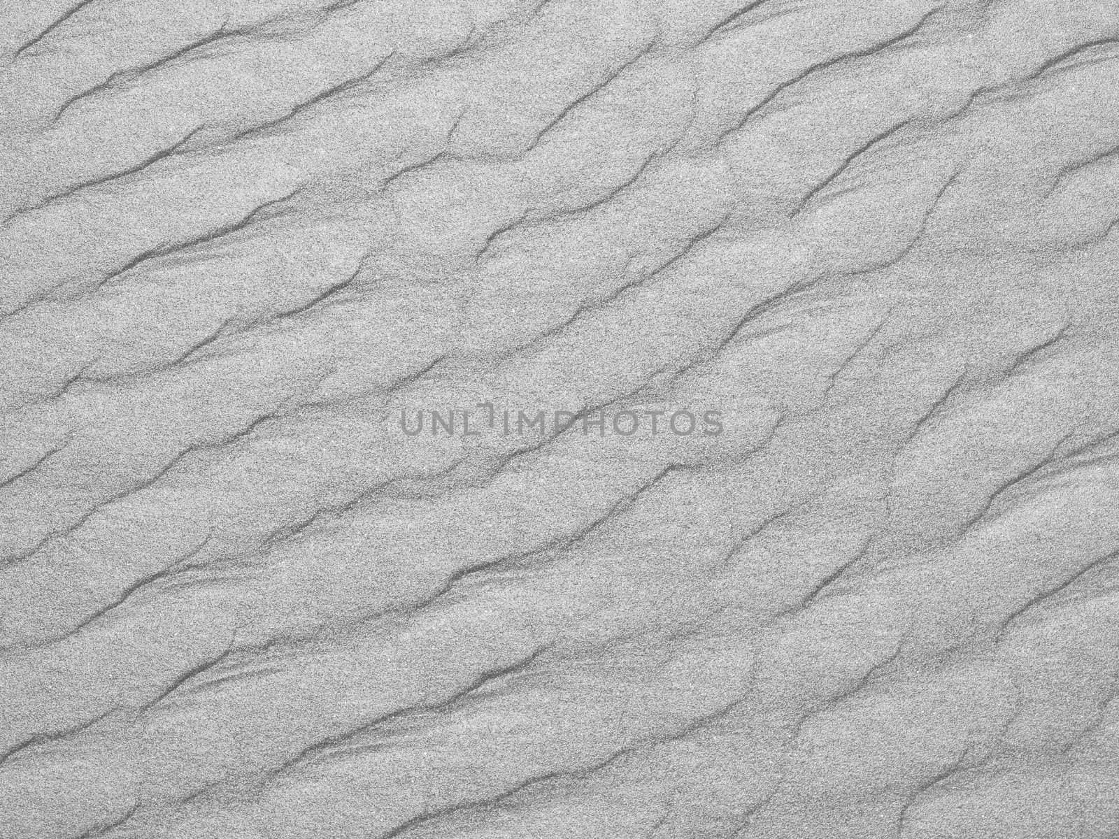 Abstract background of white sand ripples at the beach 