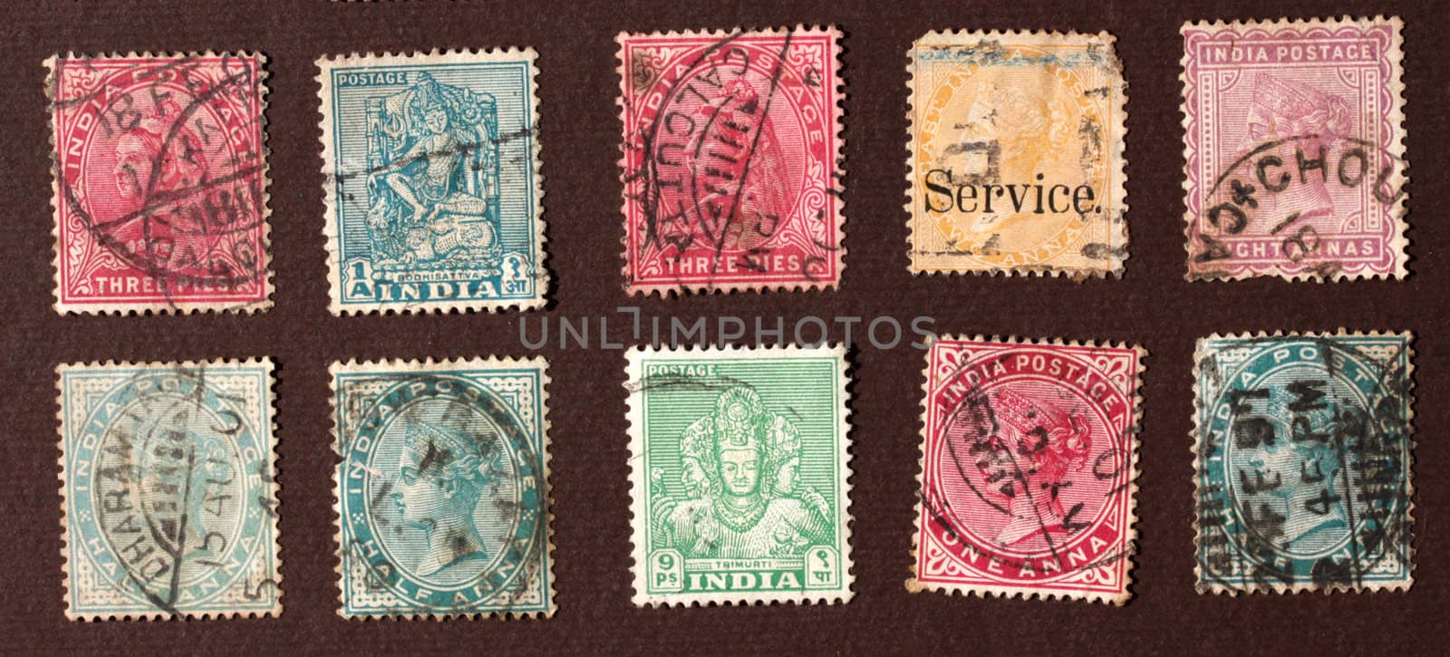 Vintage  Stamps  Collection