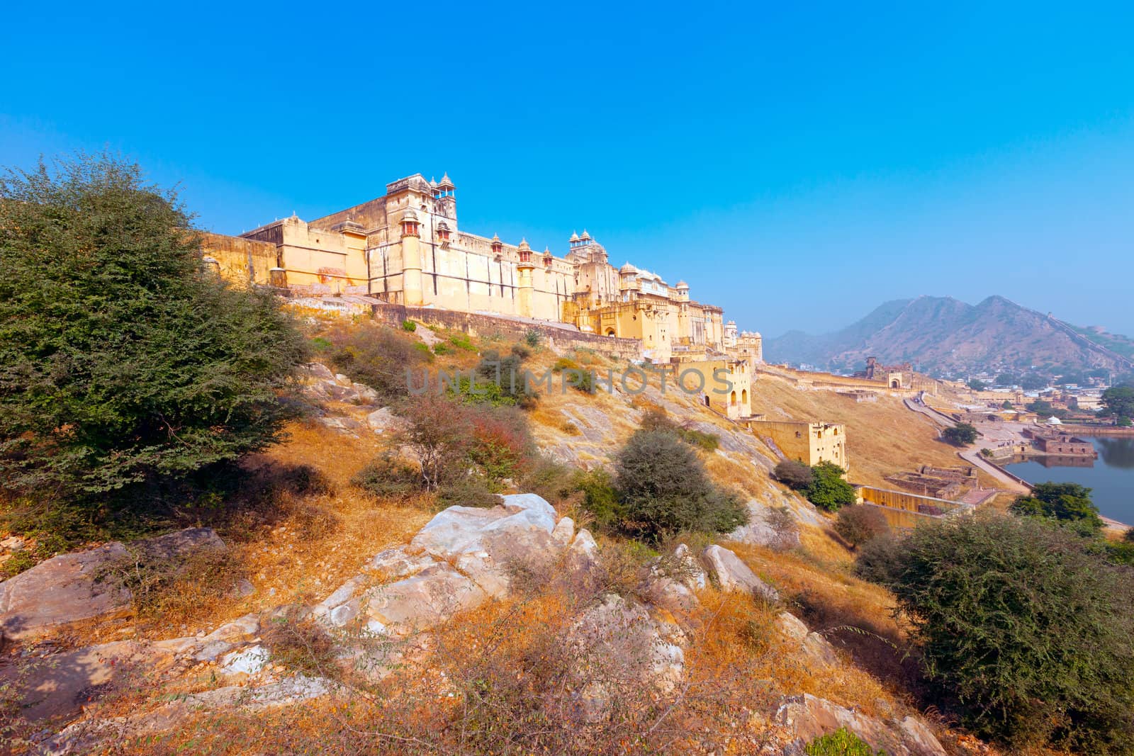 Amber Fort in Jaipur, Rajasthan, India, Asia