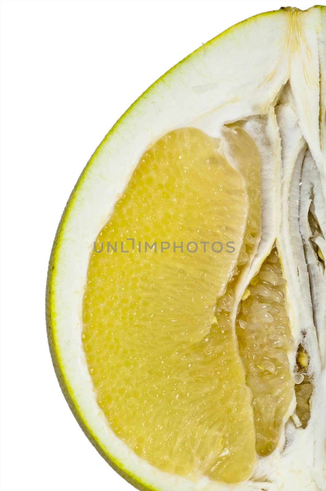 pomelo cut