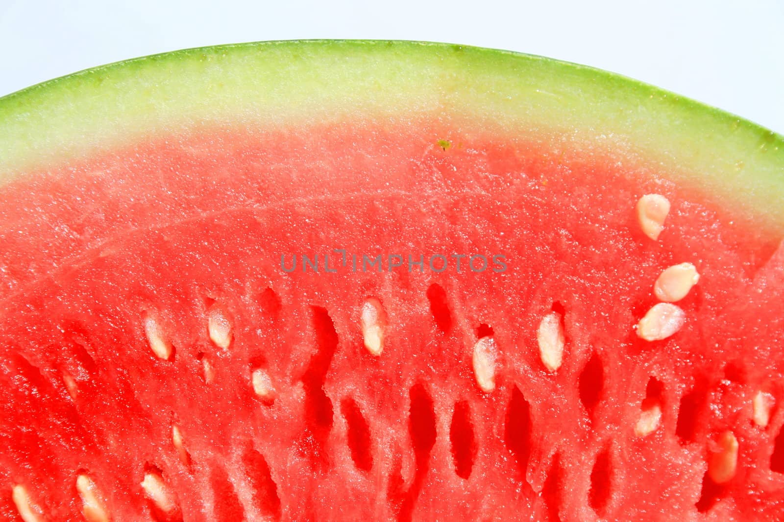 Close up of a big watermelon.
