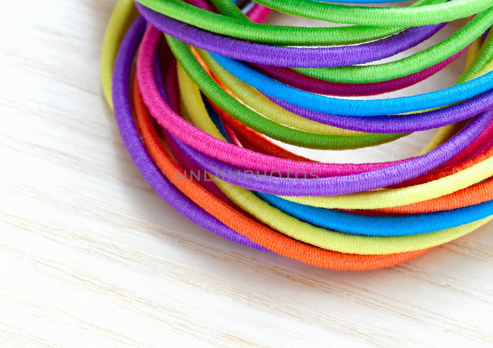 Colored rubber bands