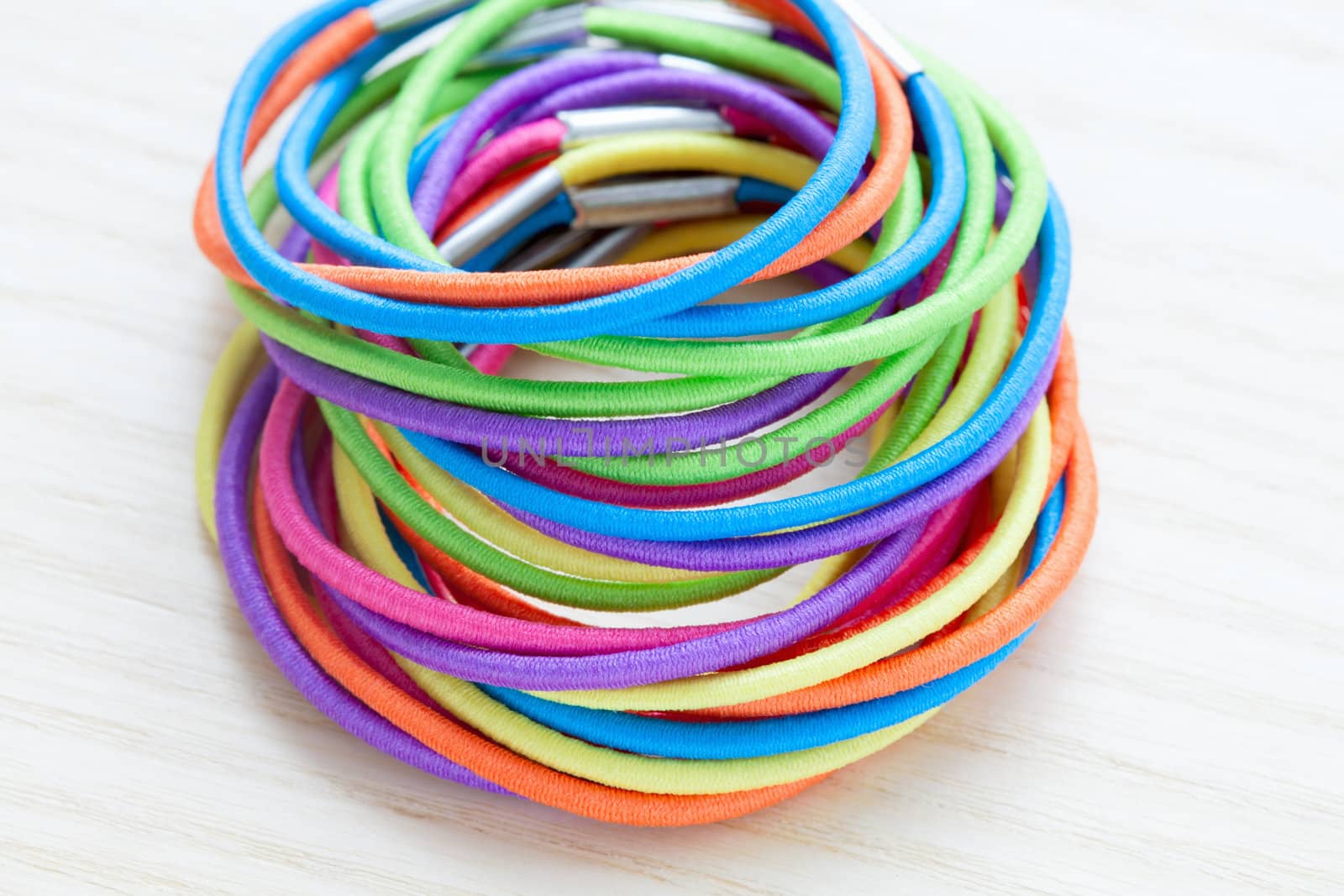 Colored rubber bands by sfinks