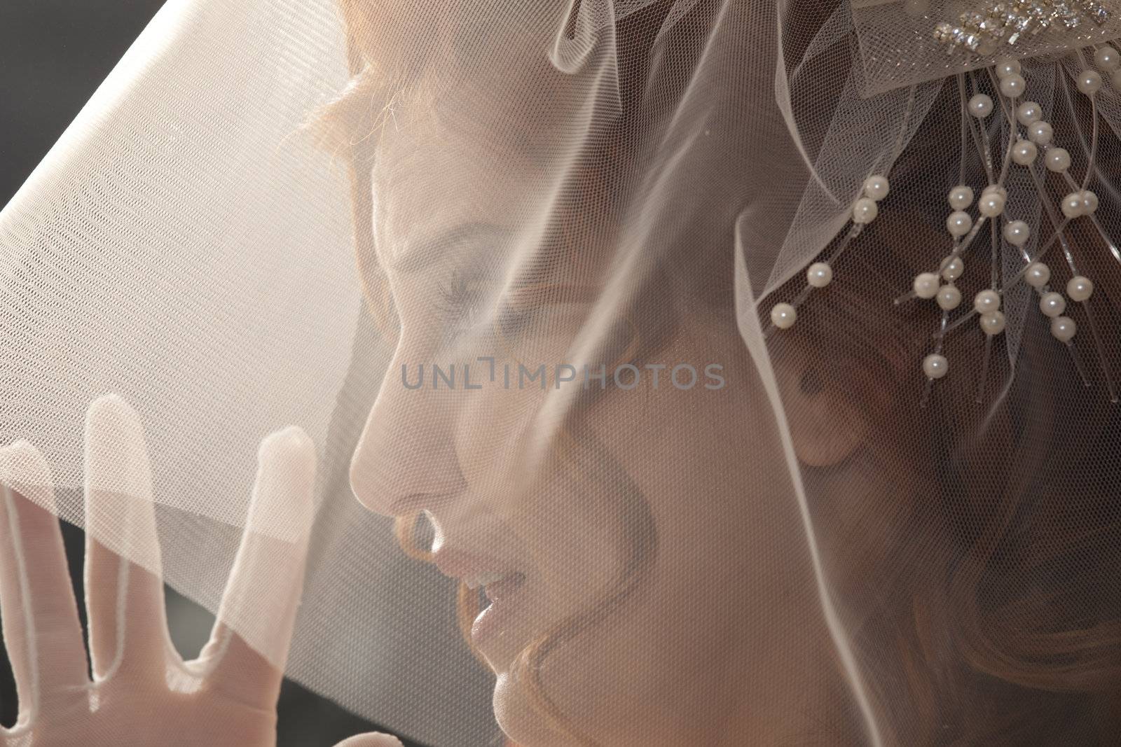 bride in Wedding dress by senkaya