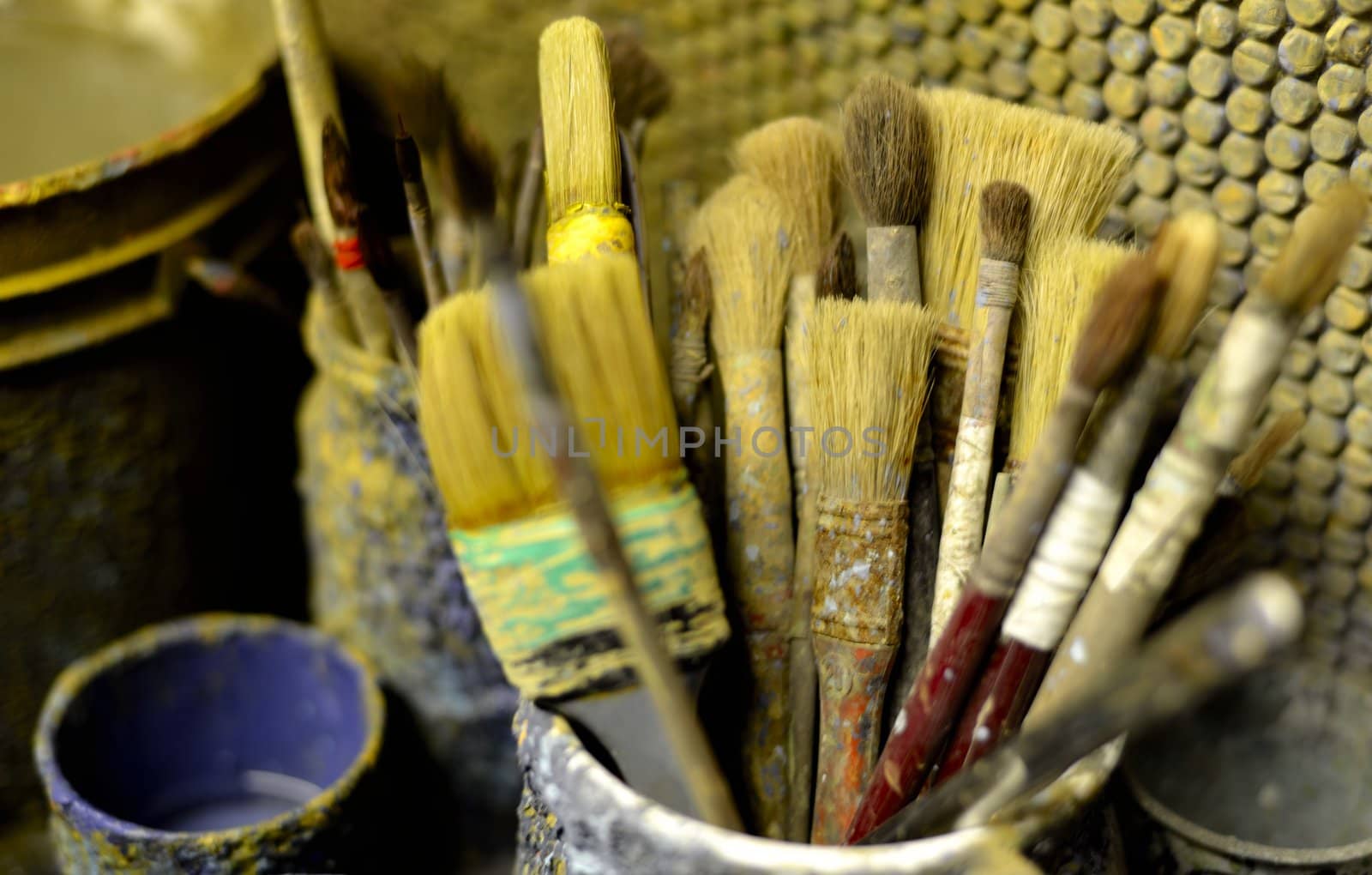 The tools for pottery's decoration in Tuscany