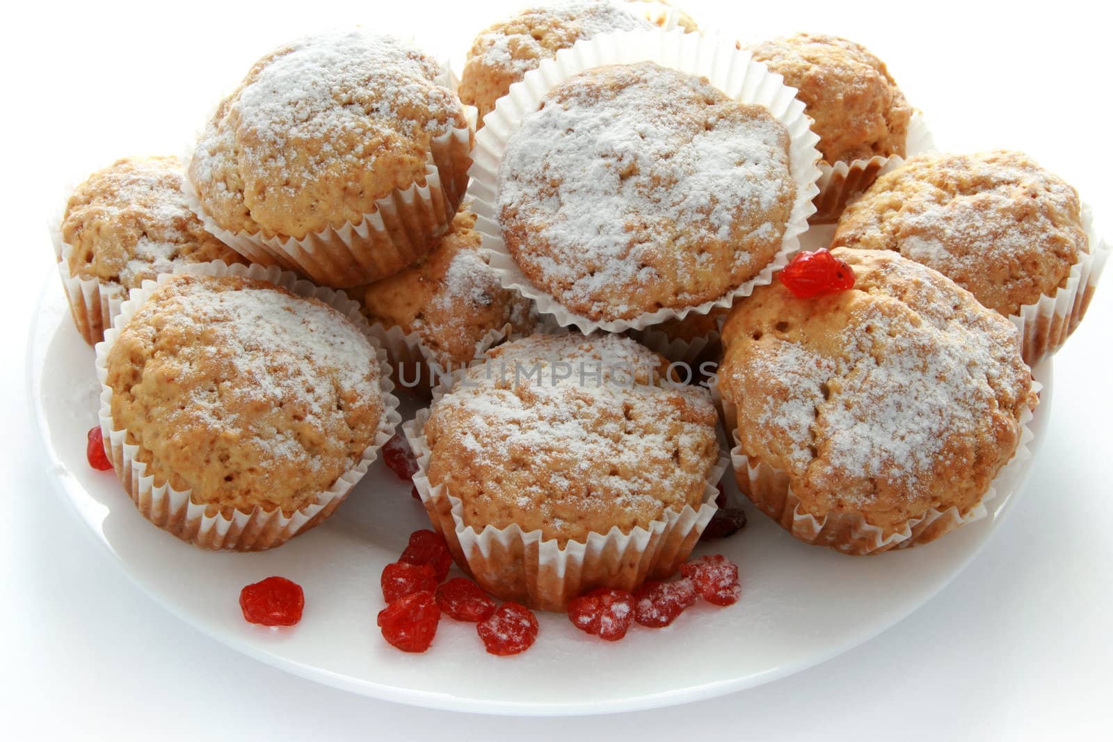 muffins on plate