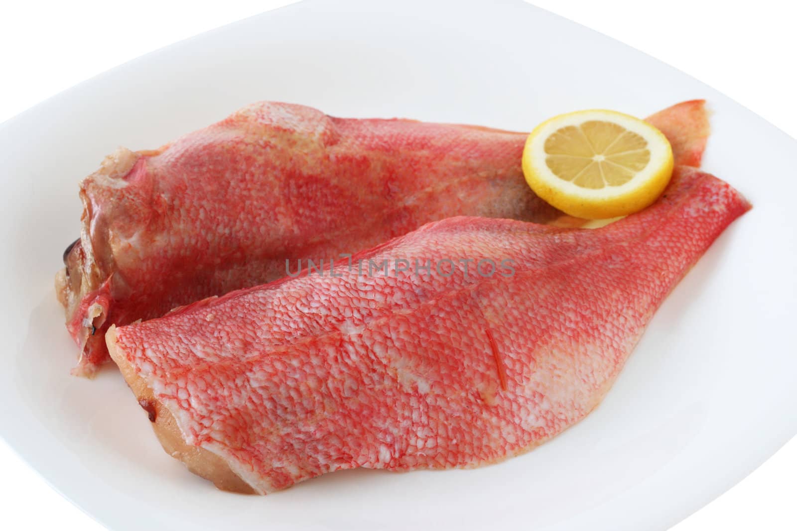 redfish on plate