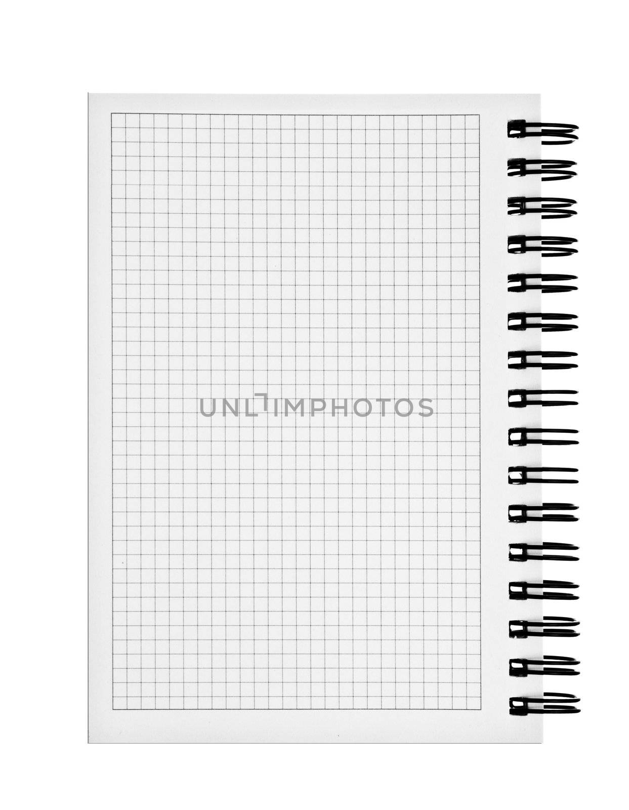 Datebook - isolated on the white background