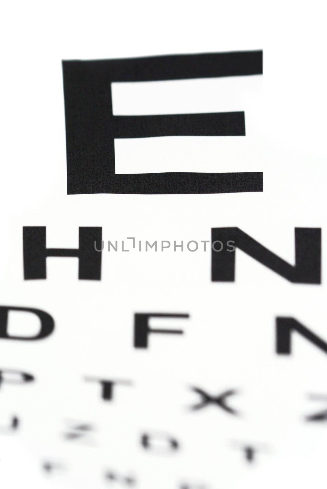 Medical - Fuzzy sight of eye chart by ozaiachin