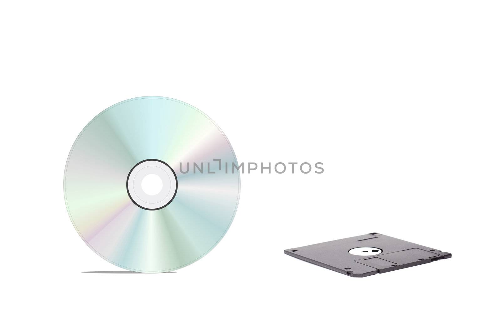 floppy disk and cd by ozaiachin