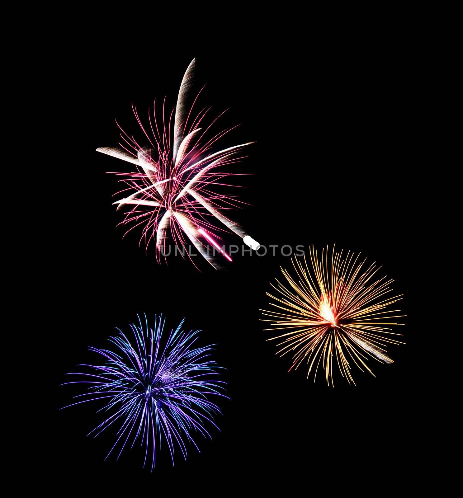 Colorful Fireworks by ozaiachin