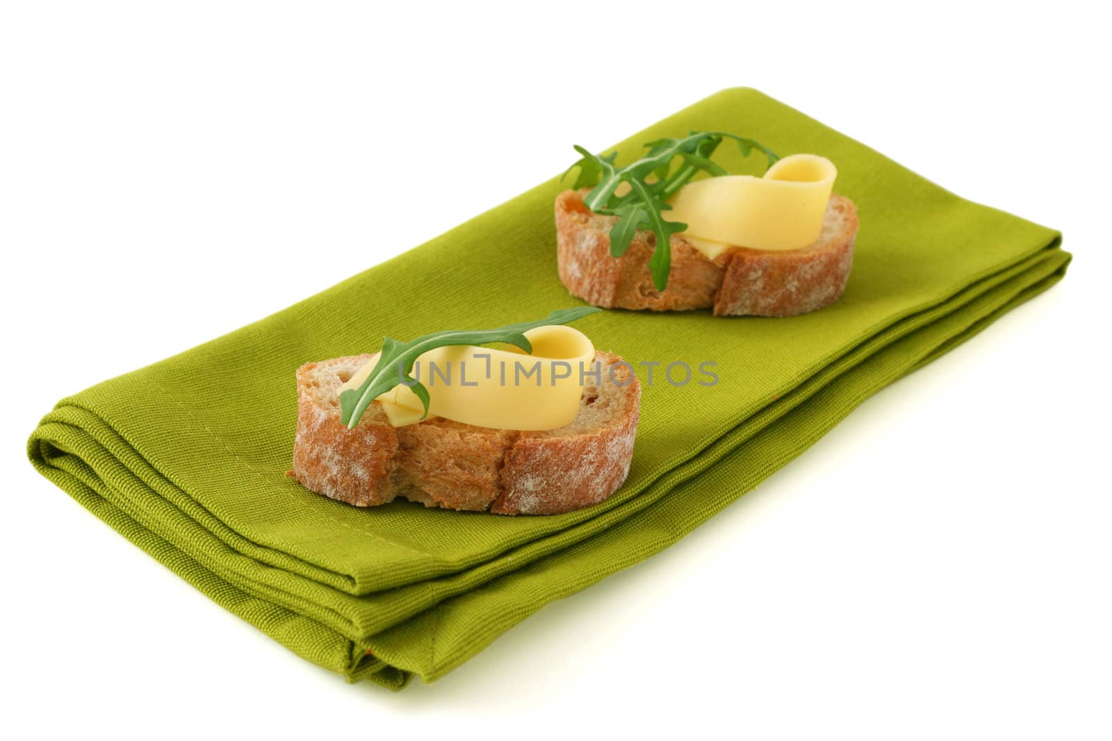 toasts with cheese
