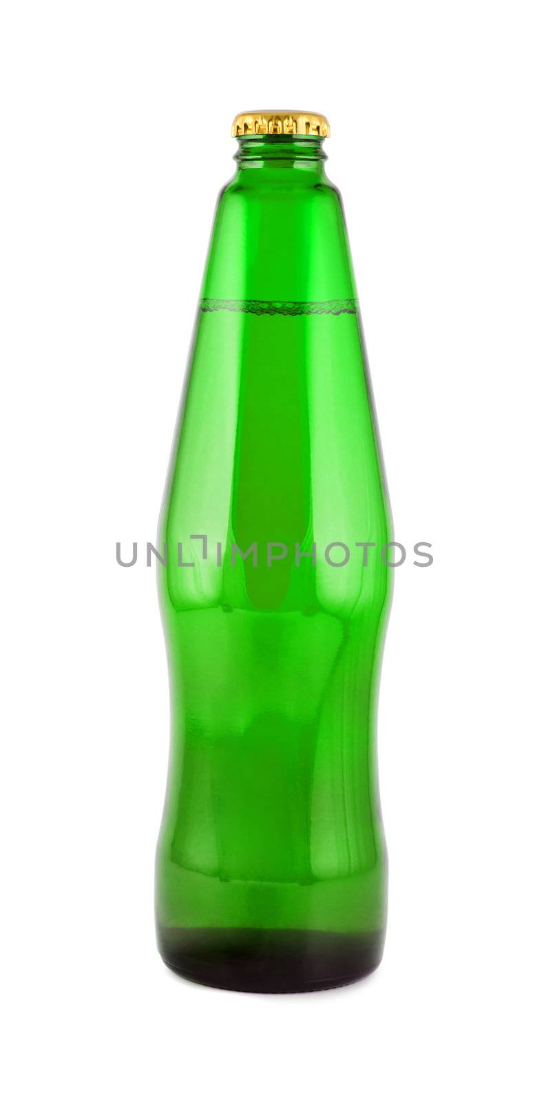 Bottle beer isolated on white