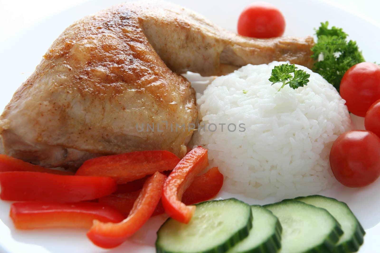 Fried chicken with rice by nataliamylova