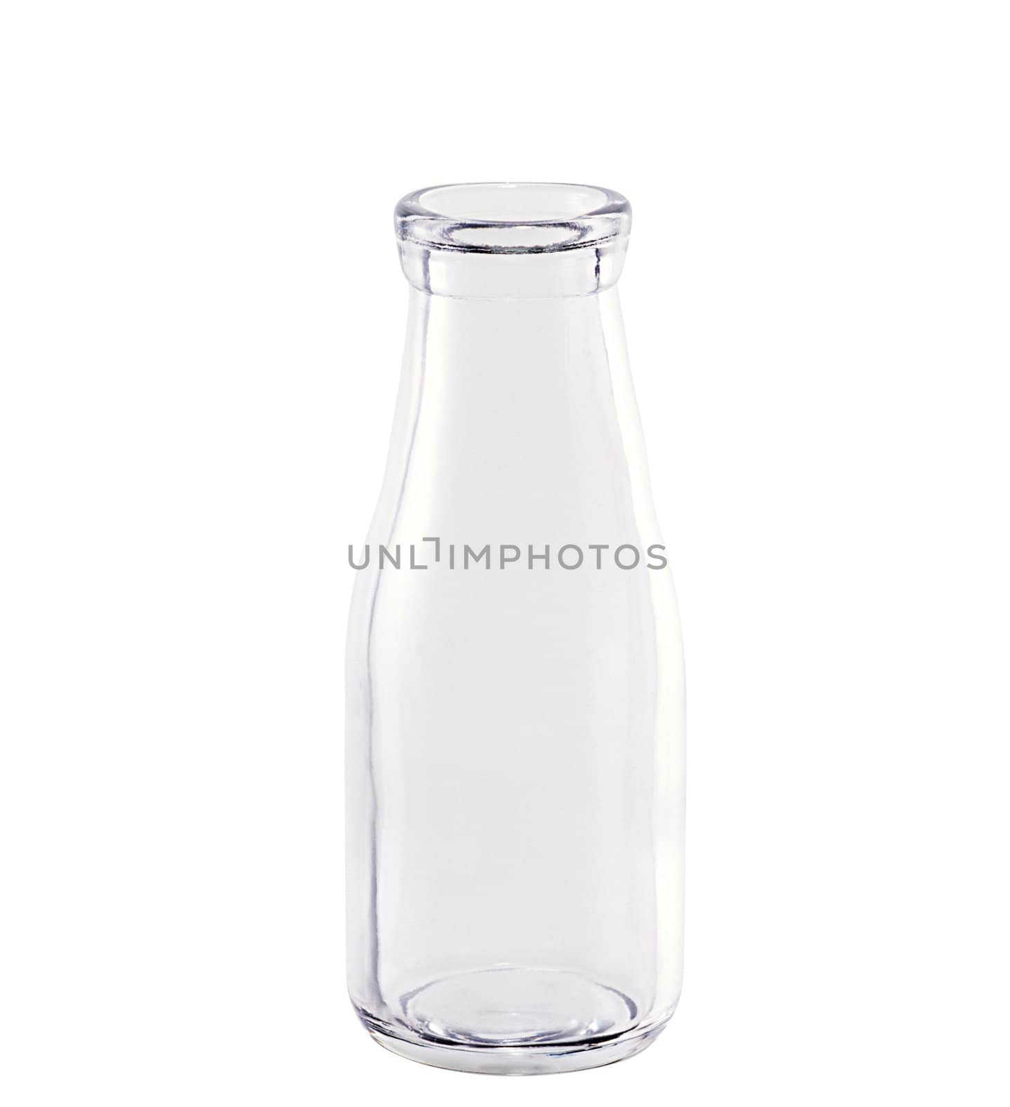 Empty Milk bottle isolated by ozaiachin